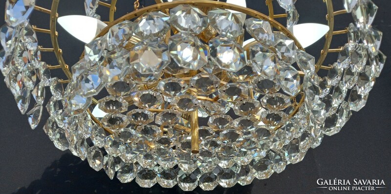 Crystal chandelier bakalowits mid century
