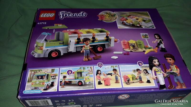 LEGO® Friends: Újrahasznosító teherautó (41712) BONTATLANUL dobozával a képek szerint