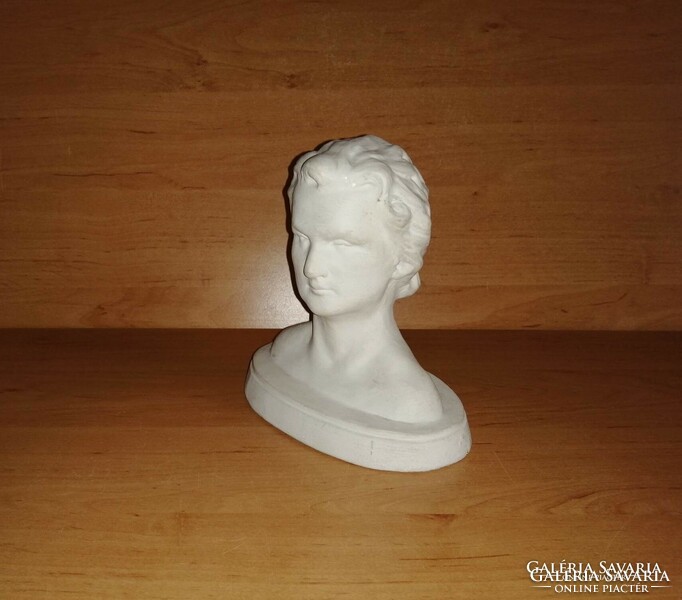 Biscuit porcelain men's bust