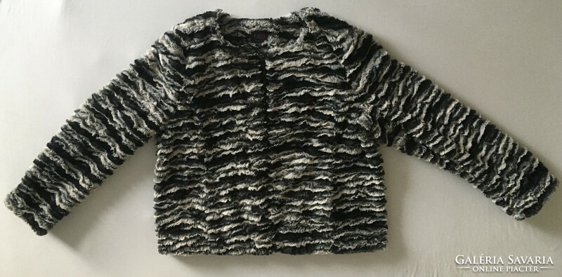 M&S (Marks & Spencer) Collection téli, átmeneti, elegáns műszőr kabát, méret: UK14, 42, L