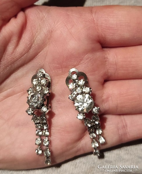 Antique crystal earrings
