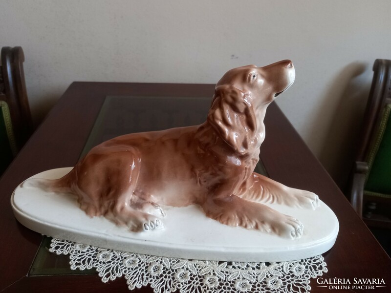 Granite ceramic dog