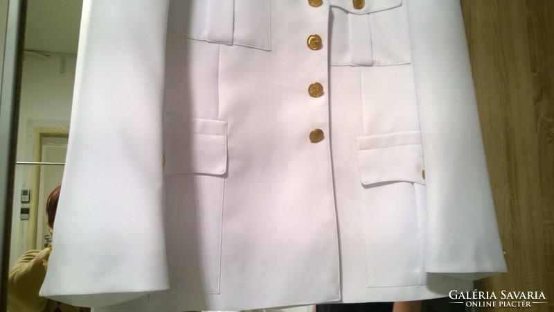 Hungarian military-officer uniform-wedding jacket + cap worn 1x, xxl