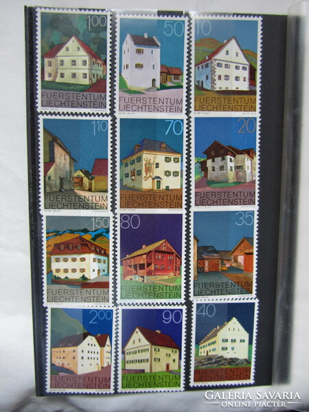Unused Liechtenstein stamps