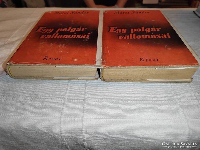 Sándor Márai - confessions of a citizen - Réva edition 1940 (*)