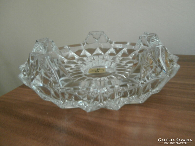 Crystal glass ashtray-decorative plate