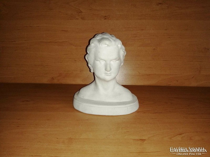 Biscuit porcelain men's bust