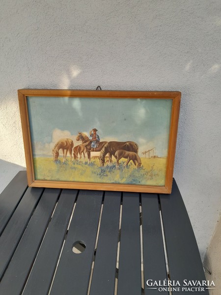 Unknown shepherd painting unmarked