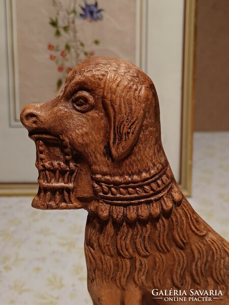 Ceramic wall decoration lantern holder dog-marked