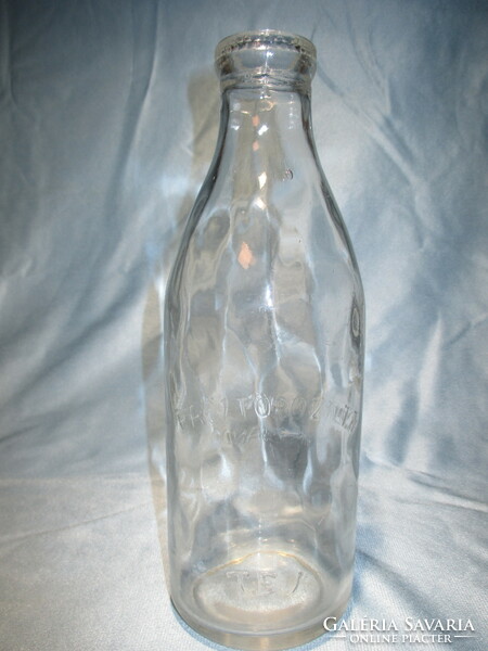 Old liter milk bottle
