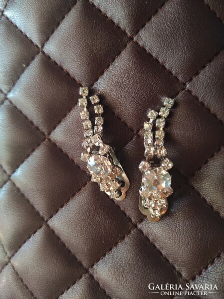 Antique crystal earrings