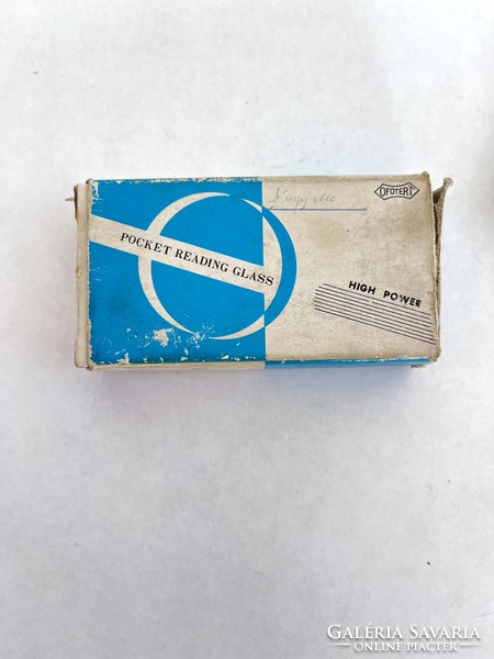 Régi, retro OFOTÉRT bakelit kézi nagyító, lupé saját, eredeti dobozában (japán gyártmány)