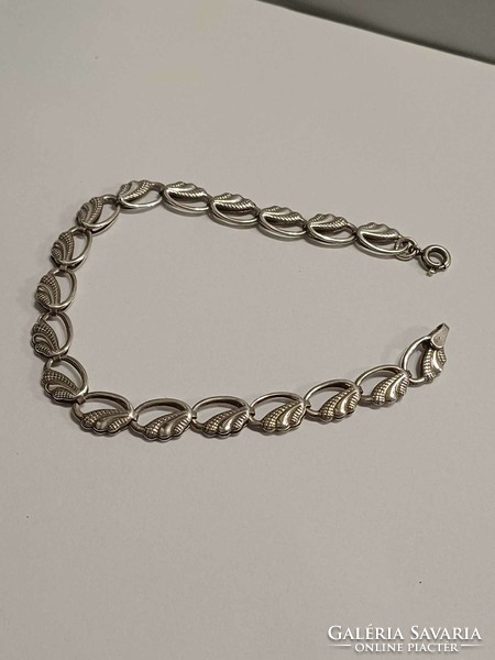 Silver (ag) bracelet, marked, h: 18 cm, net: 4 g