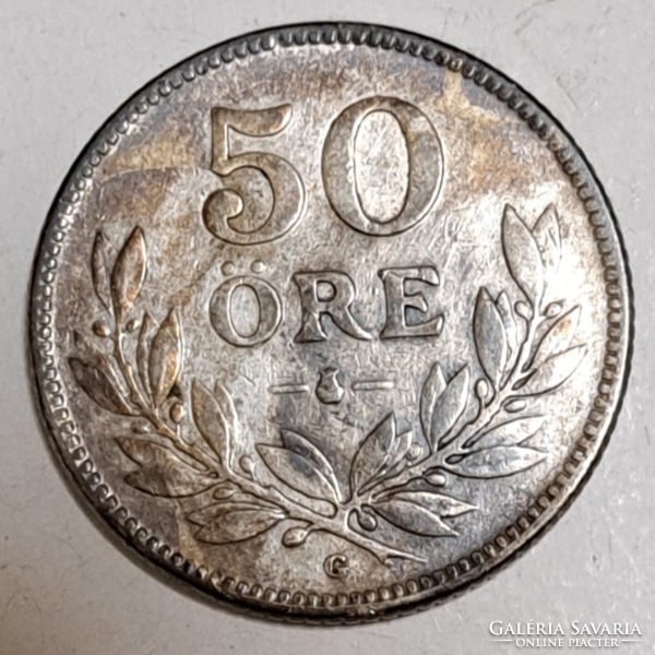 1959 .ezüst  50 Öre  Svédország (G/24)