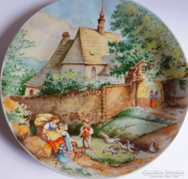 Seltmann Weiden Bavarian decorative plate - picture of rural life