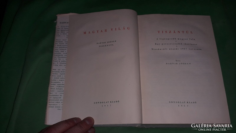 1987.Darvas József : Tiszántúl könyv a képek szerint GOMDOLAT