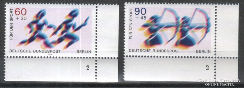 Postal cleaner berlin 782 mi 596-597 EUR 2.80