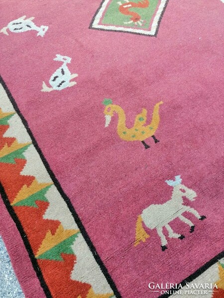 On sale, huge, hand-knotted Nepali, thick carpet 250 x 350 cm