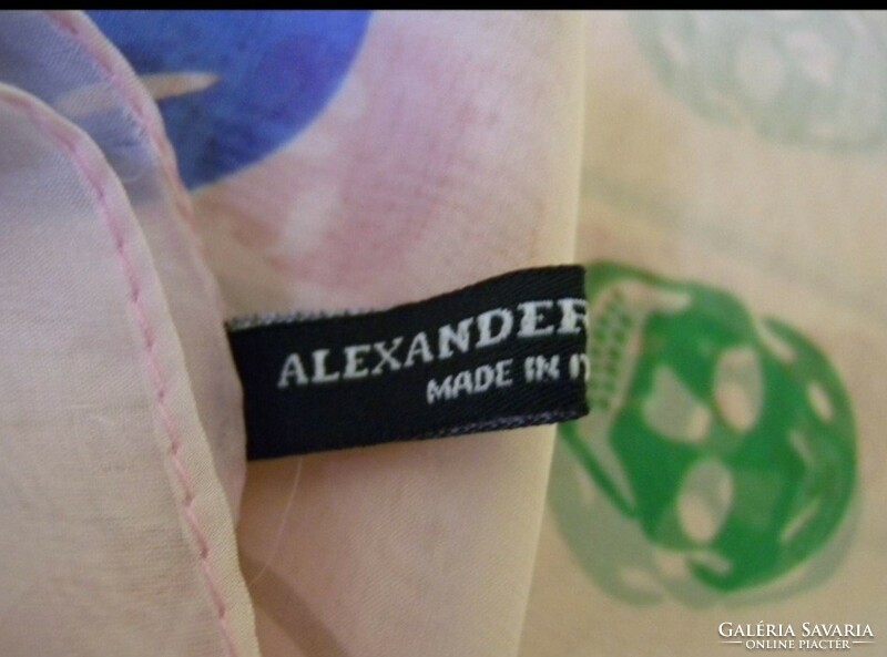 Alexander McQueen selyem kendő, stóla