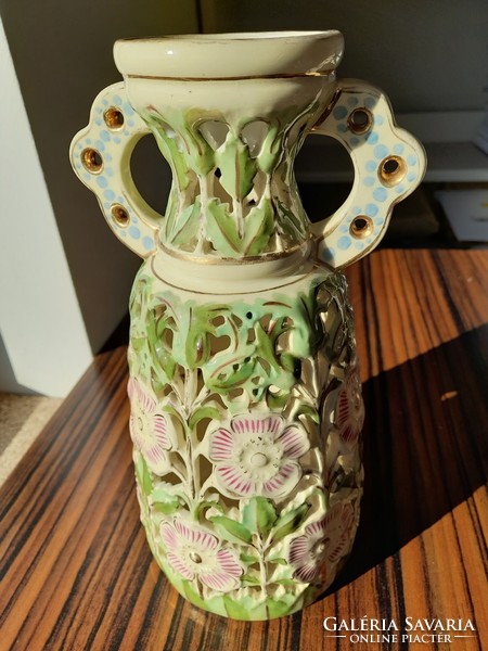 Art nouveau ceramic vase by Emil Fischer, circa 1900