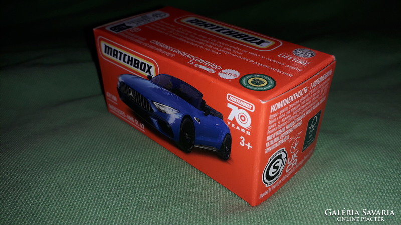 Matchbox - mattel - mercedes amg - 70th anniversary metal small car with unopened box according to the pictures