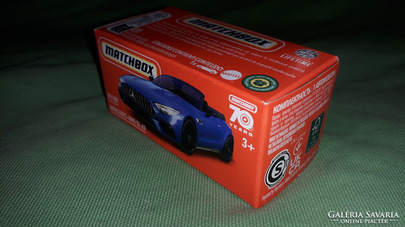 MATCHBOX - MATTEL - MERCEDES AMG -70 ÉVES ÉVFORDULÓS bontatlan dobozával fém kisautó a képek szerint