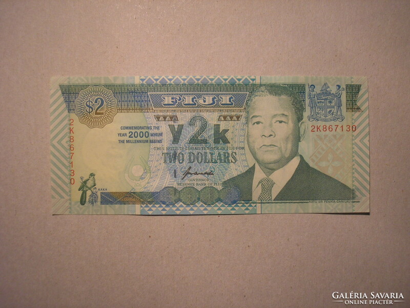 Fiji-2 dollars 2000 oz