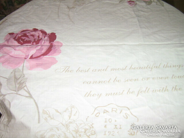 Beautiful rosy vintage style bedding