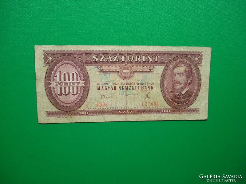 100 forint 1975  A