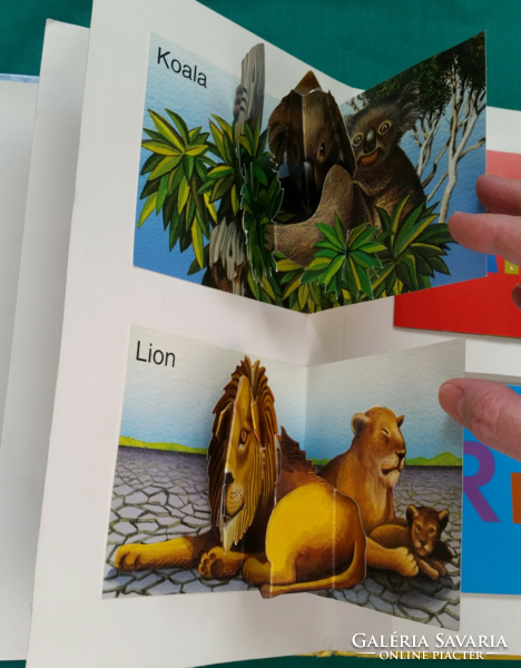 David Pelham :ABC MAGIQUE -  háromdimenziós ábécéskönyv kicsiknek - foglalkoztató könyv