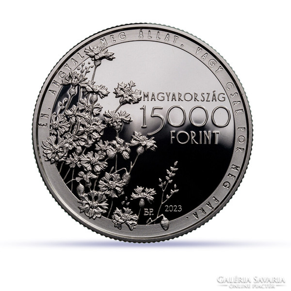 2023 - Mihály the Brave of Csokonai - HUF 15,000 silver, pp commemorative coin - in capsule + mnb certificate and description