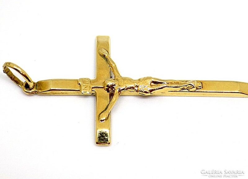 Gold cross pendant (zal-au118641)