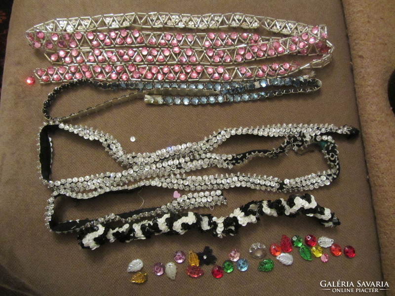 Beads and sequins for imaginative and skillful craftspeople--for bags and clothes