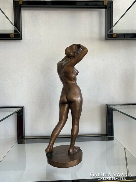 Liipola yrjö bronze female nude