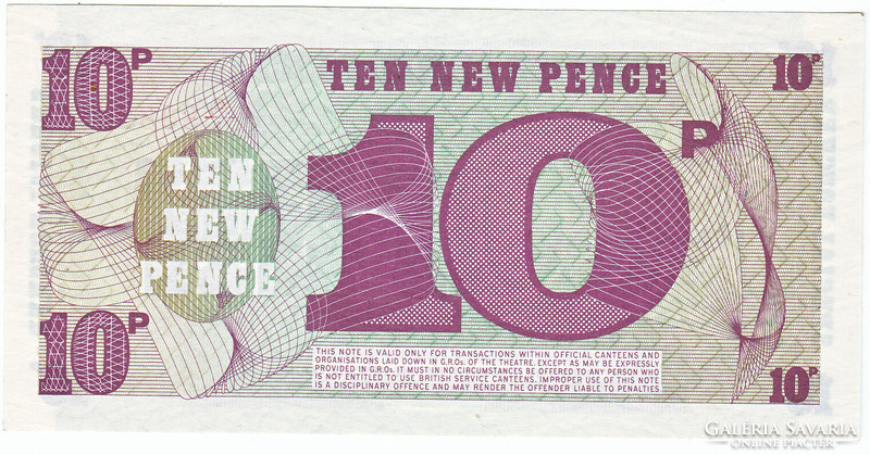 United Kingdom 10 new pence 1972 unc