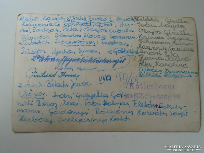 D199442 April 4. Téri elementary school, Újpest - ladybug association - 1953-54 with many many names