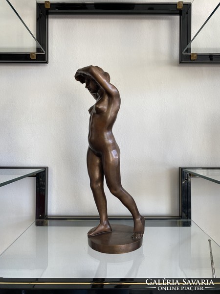 Liipola yrjö bronze female nude