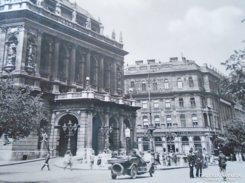 D199405 budapest - opera house photo sheet 1940k 