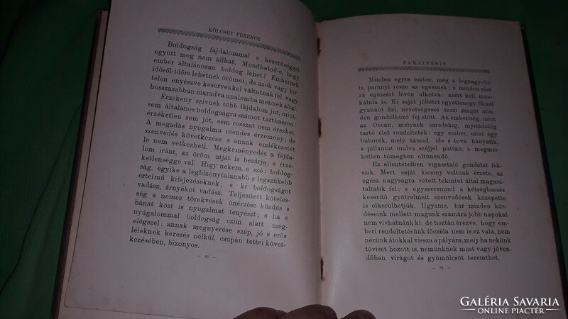 1896. Ferencz Kölcsey: parainesis book, lamps according to the pictures