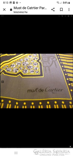 Must de Cartier silk scarf