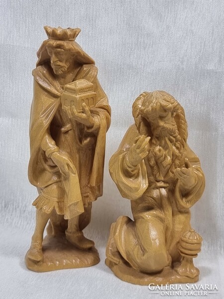 Marked Anri Italy, made in Italy, carved wooden statues/Bethlehem statues, second half of the xx.Szd.