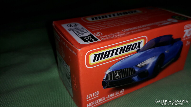 Matchbox - mattel - mercedes amg - 70th anniversary metal small car with unopened box according to the pictures