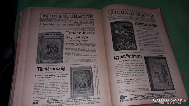 1907.Cholnoky Viktor :Mozgai Pali, a gyermekhős könyv a képek szerint Magyar Kereskedelmi Közlöny