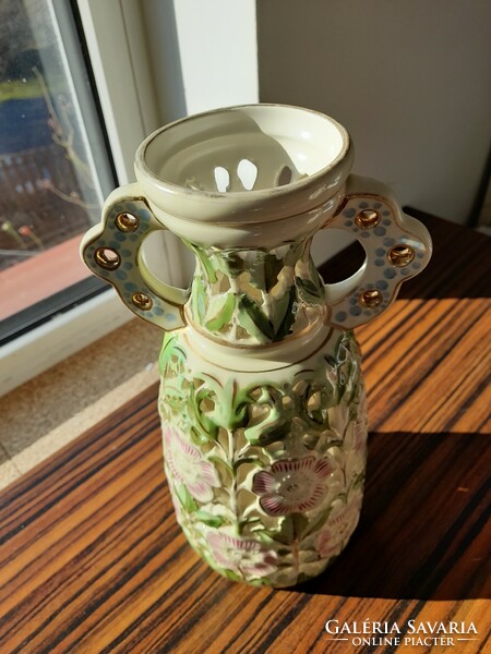 Art nouveau ceramic vase by Emil Fischer, circa 1900