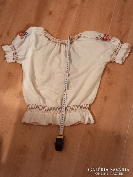 Hungarian embroidered girl's blouse