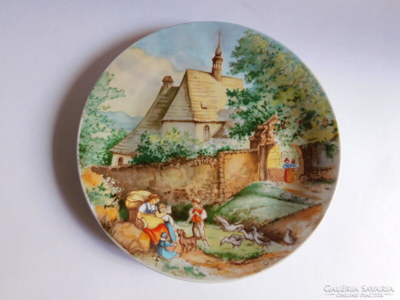 Seltmann Weiden Bavarian decorative plate - picture of rural life
