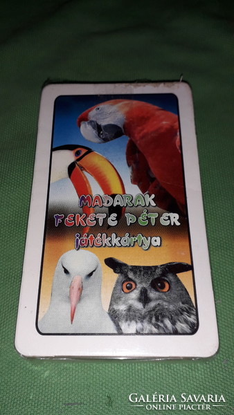Retro unopened Hungarian birds. Peter the Black playing card according to the pictures 1