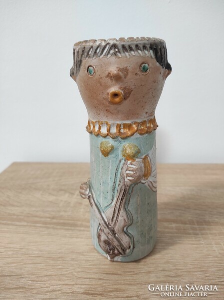 Ilona Kiss roóz ceramic figural sculpture