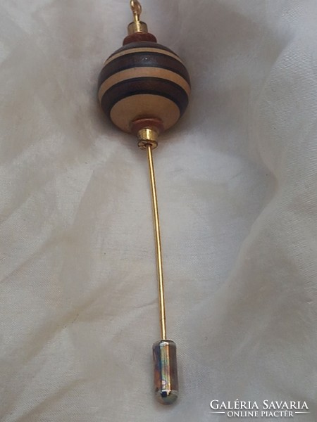 Vintage, spherical scarf pin, hat pin/women's jewelery accessory