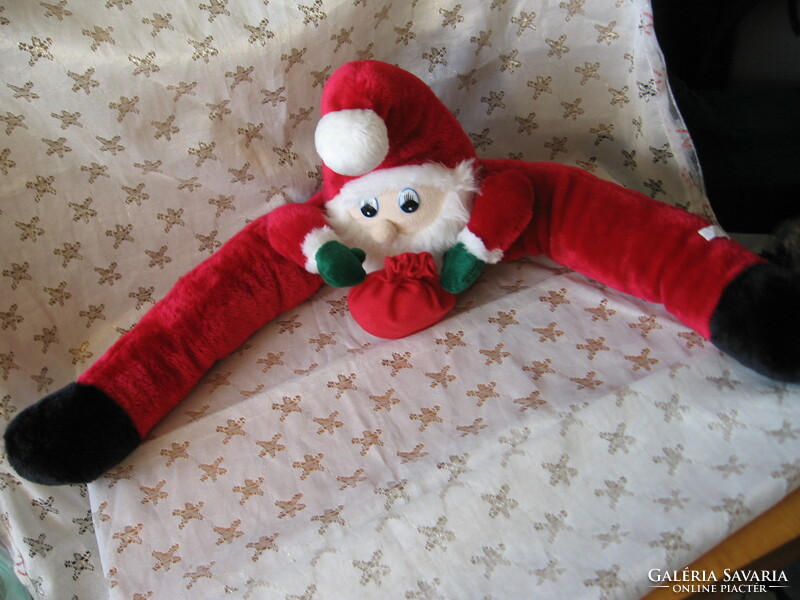 Plush Santa door, window windbreak, decoration